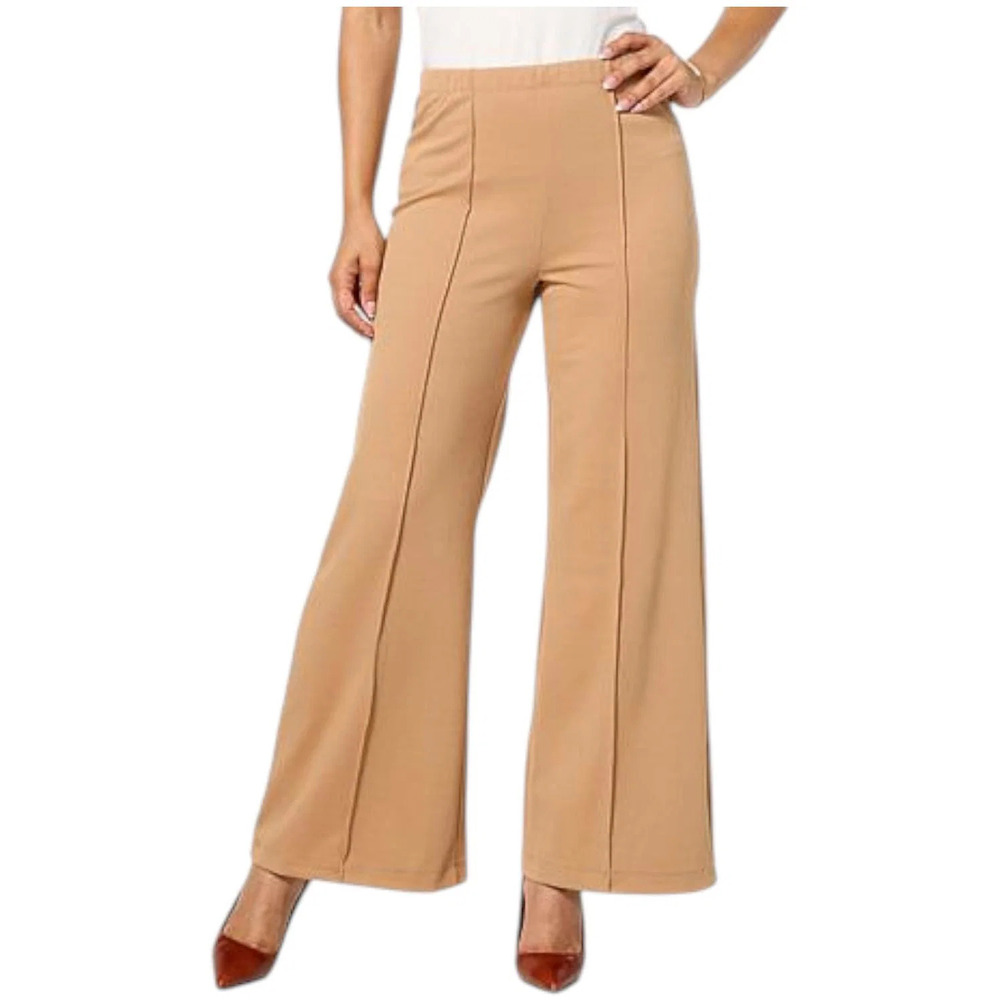 LB70 by Lloyd Boston AngLL Twill High Waist Wide Leg Pant Biscuit - Regular